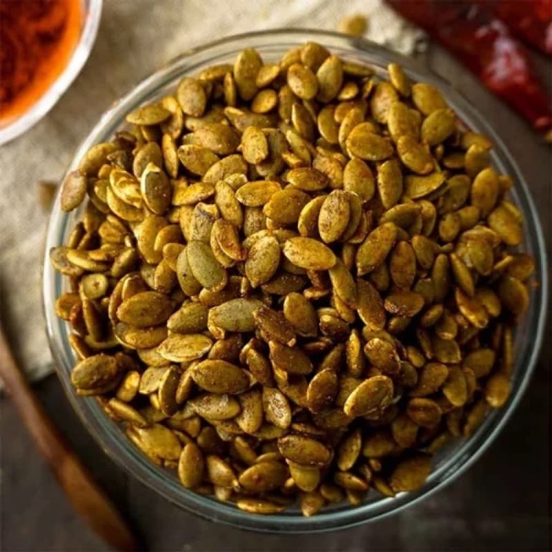 पेरी पेरी रोस्टेड कद्दू के बीज